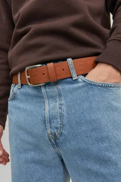 Jack & Jones Cinto De Pele Torrado Clearance