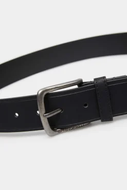 Springfield Cinto Efeito Pele Basico Preto New