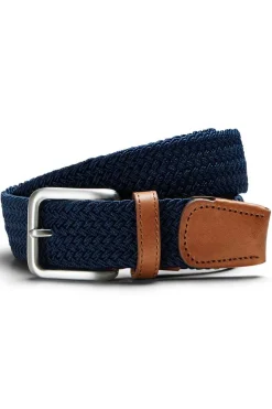 Jack & Jones Cinto Elastico E Entrancado Marinho Online