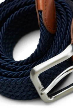 Jack & Jones Cinto Elastico E Entrancado Marinho Online