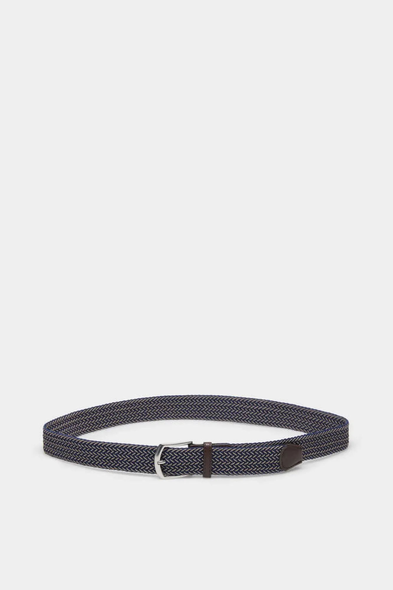 Springfield Cinto Entrancado Bicolor Espiga Azulado Online