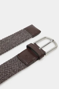 Springfield Cinto Entrancado Jaspeado Castanho Sale