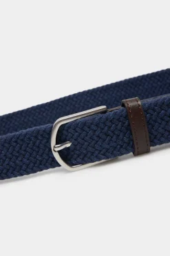 Springfield Cinto Entrancado Jaspeado Azulado Sale