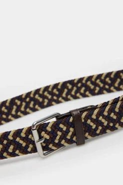 Springfield Cinto Entrancado Multicolorido Castanho Discount