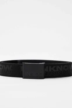 Inside Cinto Lona Elastico Homem Preto Outlet
