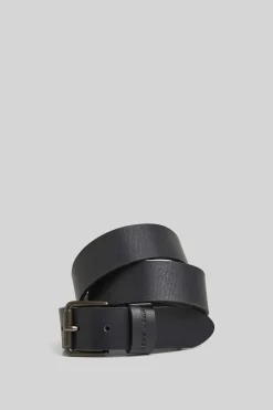 Pepe Jeans Cinto Pele Fivela Metalica Preto Clearance