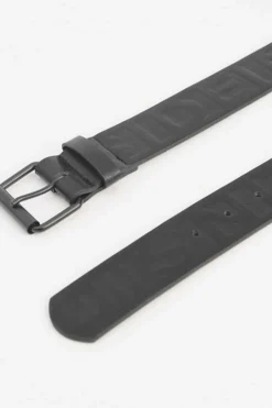 Inside Cinto Polipele Gravado Preto New