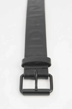 Inside Cinto Polipele Gravado Preto New