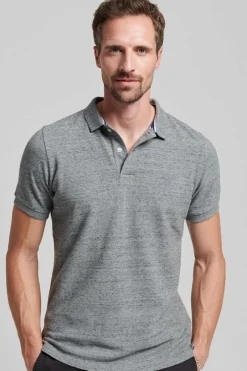 Superdry Classic Pique Polo Cinza Best