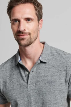 Superdry Classic Pique Polo Cinza Best
