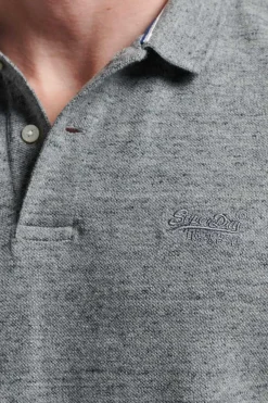 Superdry Classic Pique Polo Cinza Best