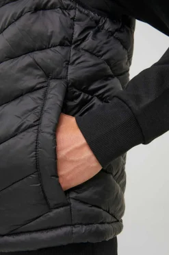 Jack & Jones Colete Acolchoado Preto