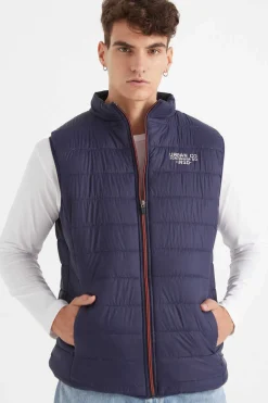 Inside Colete Acolchoado Azul New