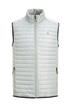 Jack & Jones Colete Acolchoado Cinza Clearance