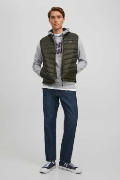 Jack & Jones Colete Acolchoado Verde Discount