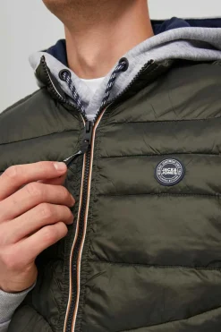 Jack & Jones Colete Acolchoado Verde Discount