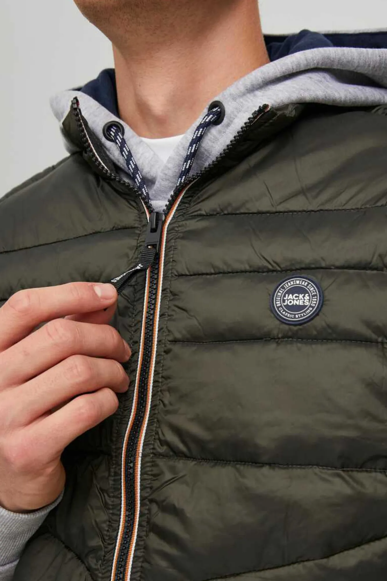 Jack & Jones Colete Acolchoado Verde Discount