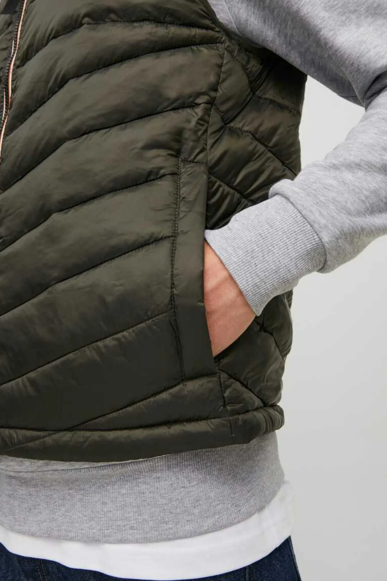 Jack & Jones Colete Acolchoado Verde Discount