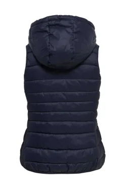 Only Coletes-Colete Acolchoado Com Capuz.