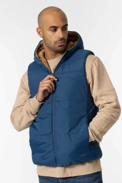 Tiffosi Colete Acolchoado Com Capuz Reversivel Gasolina Sale