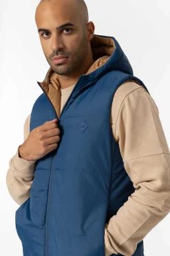 Tiffosi Colete Acolchoado Com Capuz Reversivel Gasolina Sale