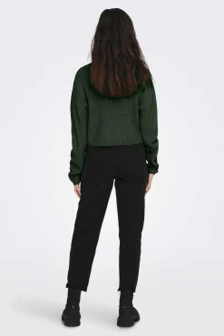 Only Sueteres E Cardigans-Colete Acolchoado Com Capuz