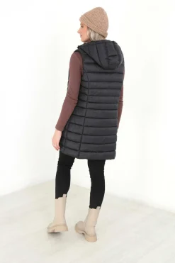 Brave Soul Coletes-Colete Acolchoado Com Capuz