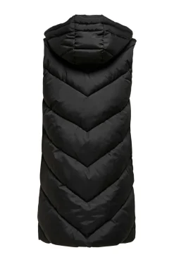 JDY Coletes-Colete Acolchoado Com Capuz