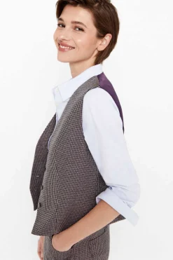 Cortefiel Coletes-Colete Aos Quadrados