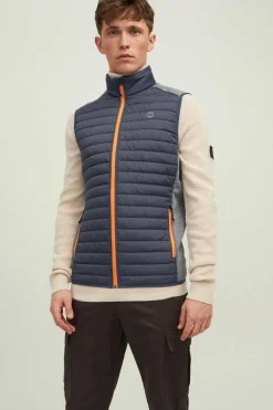 Jack & Jones Colete Capuz Cinza New