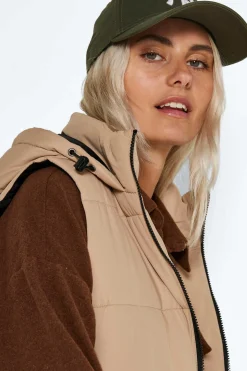 Noisy May Coletes-Colete Comprido Acolchoado