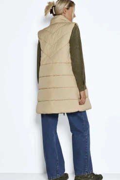 Noisy May Coletes-Colete Comprido Acolchoado