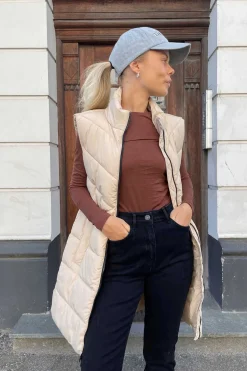 Noisy May Coletes-Colete Comprido Acolchoado