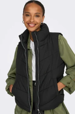 JDY Coletes-Colete Curto Acolchoado