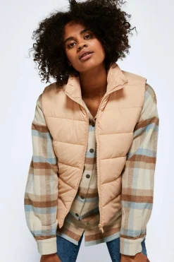 Noisy May Coletes-Colete Curto Acolchoado