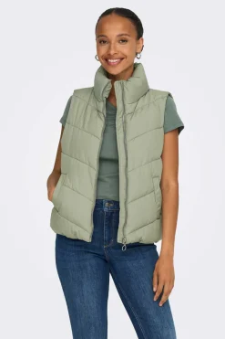 JDY Coletes-Colete Curto Acolchoado