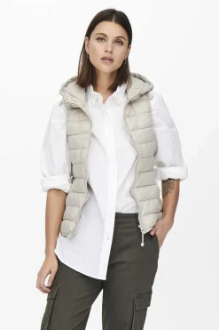 Only Coletes-Colete De Mulher Ultraleve Com Capuz