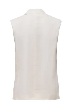 Only Coletes-Colete Duplo Botao Linho E Viscose