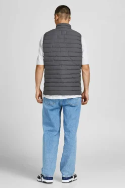 Jack & Jones Colete Puffer Cinza Claro Sale