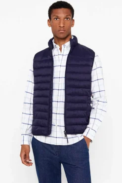 Cortefiel Colete Ultraleve Thermolite Azul Sale