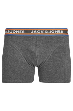 Jack & Jones Conjunto De 3 Boxers De Malha Marinho