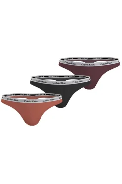 Calvin Klein Calcinhas-Conjunto De 3 Tangas Carousel