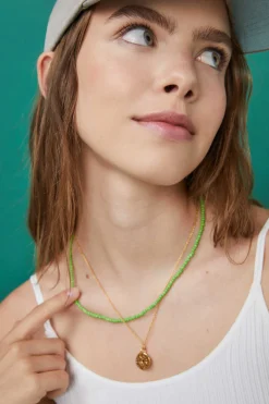 HI&BYE T-Shirts E Tops-Crop Top Alcas Duplas Sem Costuras Azul-Claro