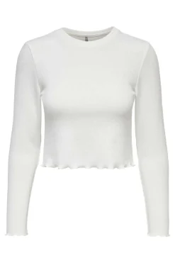 Only T-Shirts-Crop Top Canelado