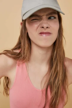 HI&BYE T-Shirts E Tops-Crop Top Decote V Sem Costuras Vermelho-Escuro