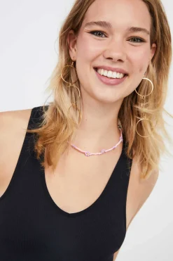 HI&BYE T-Shirts E Tops-Crop Top Decote V Sem Costuras Branco