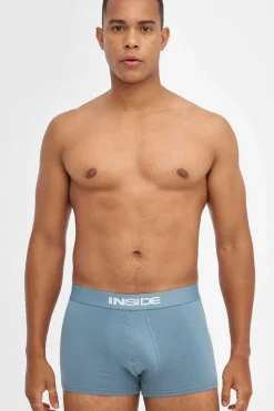Inside Cueca Boxer Liso Pack 3 Natural Discount