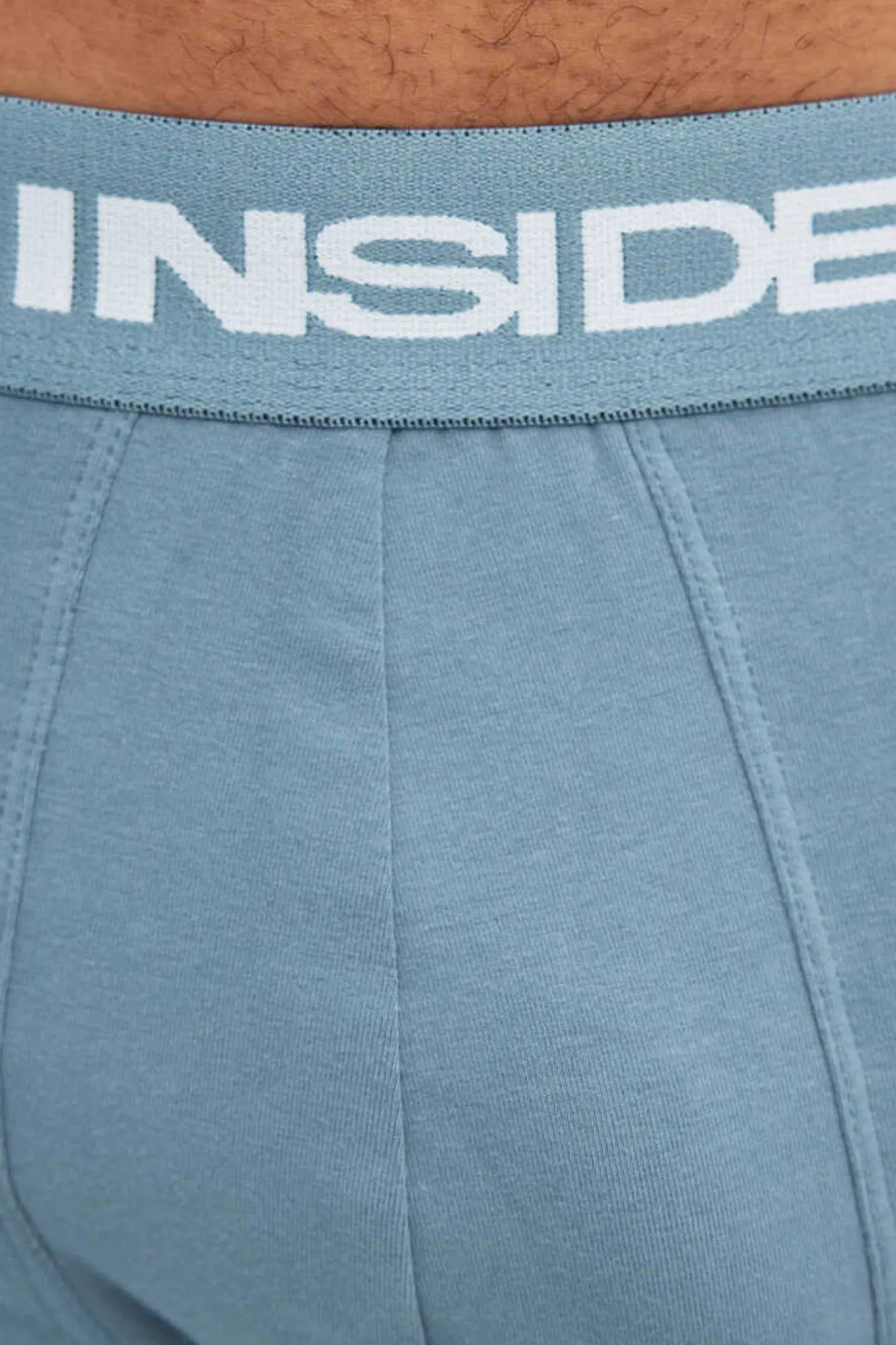 Inside Cueca Boxer Liso Pack 3 Natural Discount