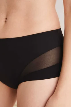 Women'secret Calcinhas-Cuequinha Semi Modeladora Alta Preta