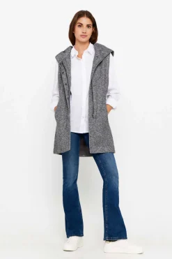 Only Coletes-Elegante Weste Mit Bindegurtel